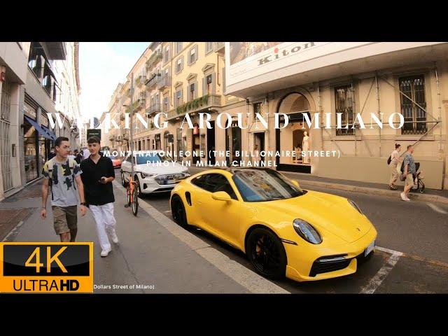 Montenapoleone - The Billionaire’s Street || 4K Walking City Tour || Pinoy in Milan Channel