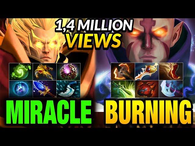 Miracle Invoker vs Burning Anti-mage - Liquid vs IG - LEGENDARY MATCH