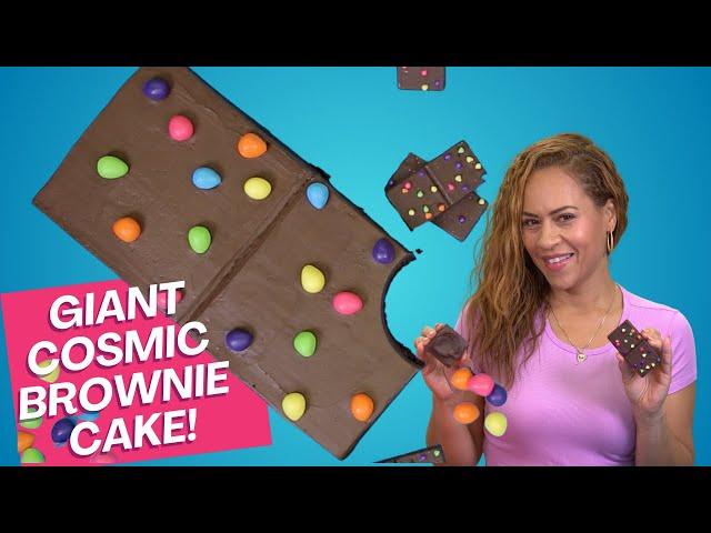 Cosmic Brownies VS Ah Caramel! EPIC GIANT Back To School Treat CAKES | How to Cake It With Yolanda