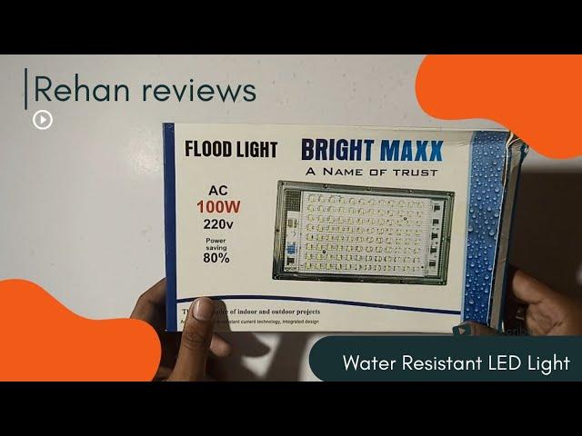 Rehan Reviews | Water resistant LED Light | Review