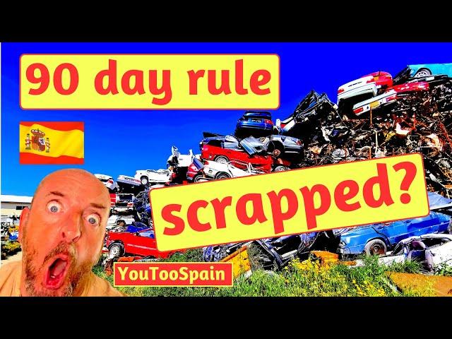 Is Spain going to change the 90 180 day rule for Brit expats?