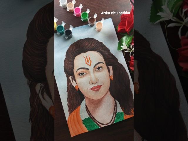 shree ram painting || watercolour painting #shorts #shreeram #shortvideo #siyaram