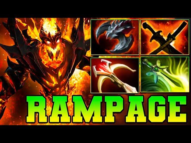 Rampage + 25 Kills Shadow Fiend Dota 2 ! SF Dota 2 Carry Meta Best Pro Gameplay Build Guide 7.37