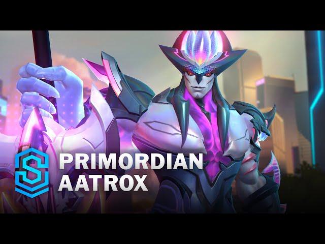 Primordian Aatrox Wild Rift Skin Spotlight