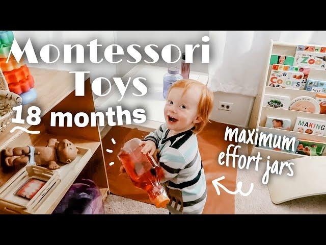 MONTESSORI AT HOME// Toys, DIY's and Activities 15-18 Months