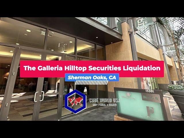 Sherman Oaks Galleria 48 Hour Liquidation of Hilltop Securities by Cube World USA