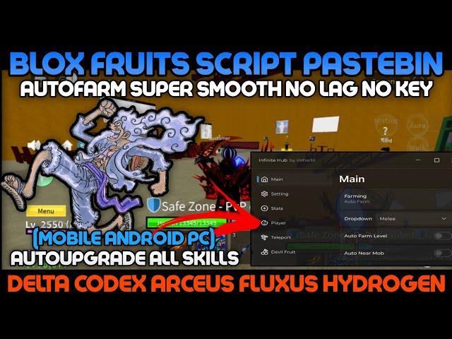 [INFINIX-HUB] BLOX FRUITS SCRIPT– AUTO FARM | MASTERY FARM | SEA EVENT | SIMPLE RAID (NO KEY)