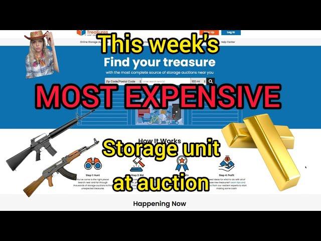 Ep 12. Guns, Gold, and Prada. This week's MOST EXPENSIVE storage unit at auction #guns #gold #new