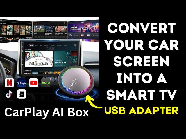 Turn Your Car Screen into a Smart TV with this CarPlay USB Adapter | Linkifun GT7H | UNBOXING REVIEW