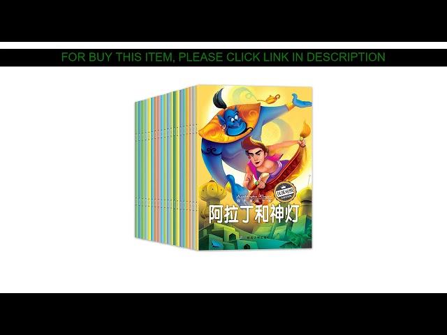 ️ Promo 20 Pcs/Set Chinese-English Children's Picture Book Children Kids Baby Fairy Tale Books 0-6