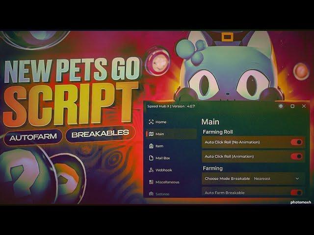 (NO KEY) PETS GO SCRIPT | AUTO ROLL, AUTO FARM & MORE | MOBILE AND PC | PASTEBIN - UPDATE NEW