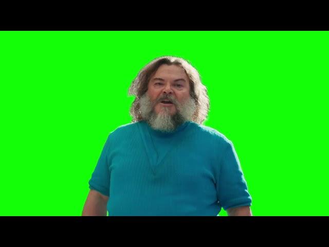 Minecraft Movie Jack Black "I am Steve" green screen