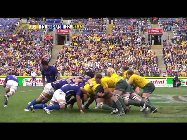 Manu Samoa vs Wallabies 2011 highlights