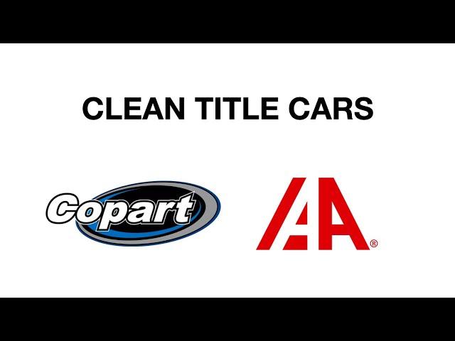 How to buy clean title cars at insurance auto auctions