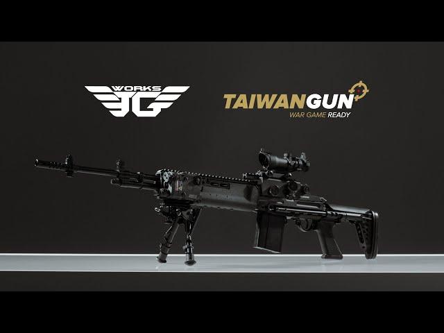 J.G. Works JG1404 Full Metal - Mk14 EBR Airsoft Replica Presentation