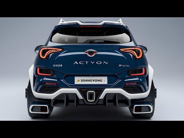 2026 쌍용 액티언 SUV 실물 공개! 완전히 달라진 모습에 깜짝 놀람!