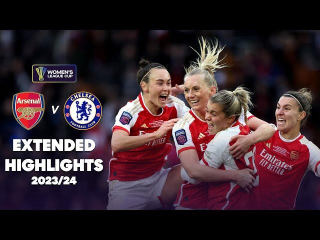 ⏪ Blackstenius' Extra-Time Winner Seals Arsenal's Triumph Over Chelsea | 2023/24 League Cup Final