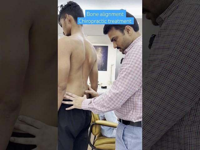 bone alignment chiropractic treatment by dr Harish grover #shortfeed #shortsfeed #chiropractor