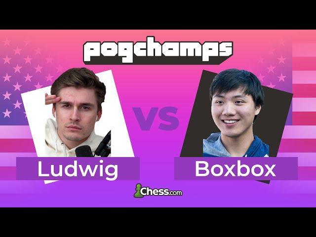 @BoxBoxMisses Multiple Winning Chances vs @ludwig | Chess.com PogChamps