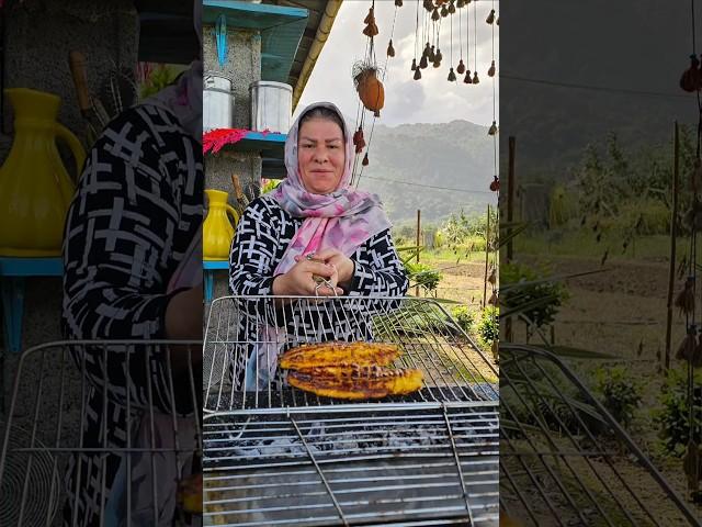 Grilled fish #rural_family ##shorts