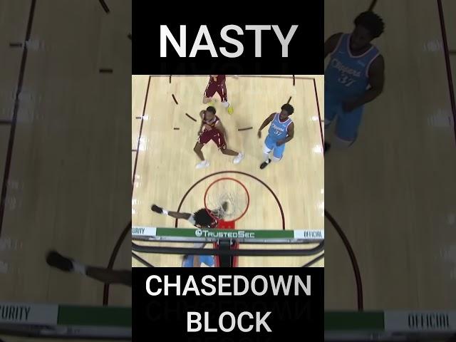 NBA Nasty Chase down blocks #nba #nbashorts