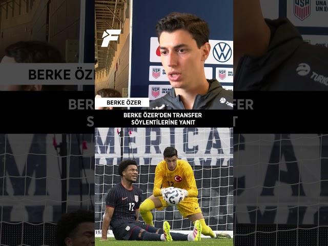 Berke Özer'den transfer söylentilerine yanıt | #galatasaray #fenerbahçe #transfer #shorts #fanatik
