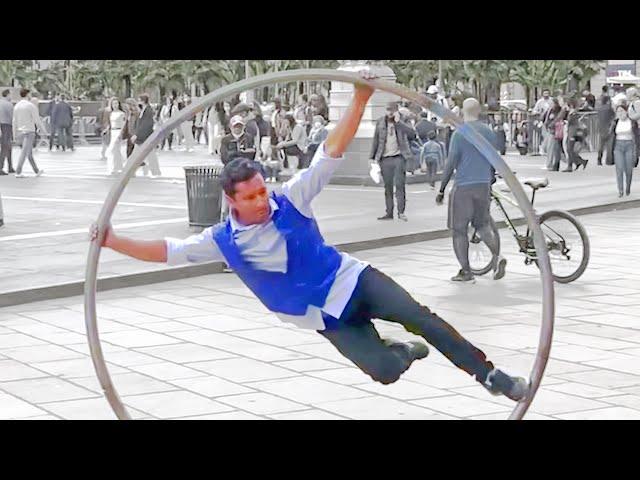 Mr  Beto | Cyr Wheel Street Performer