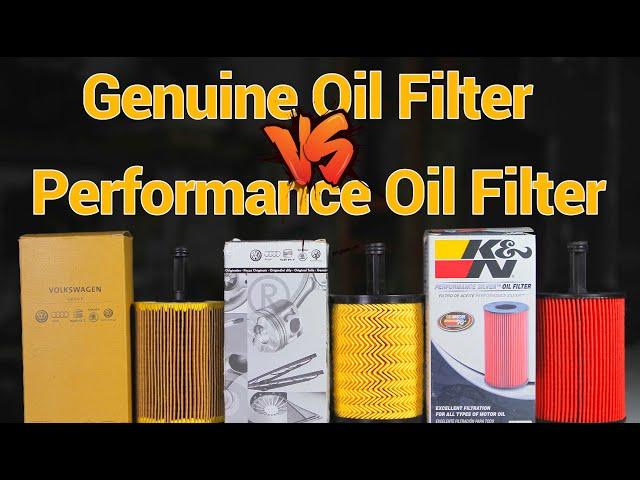 K&N vs Genuine - Oil filter comparison & test