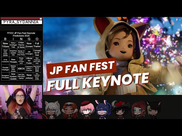 FFXIV JP Fan Fest 2024 Full Keynote Live Reaction!