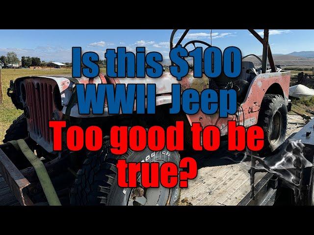 First look around the $100 Ford GPW WWII Military Jeep