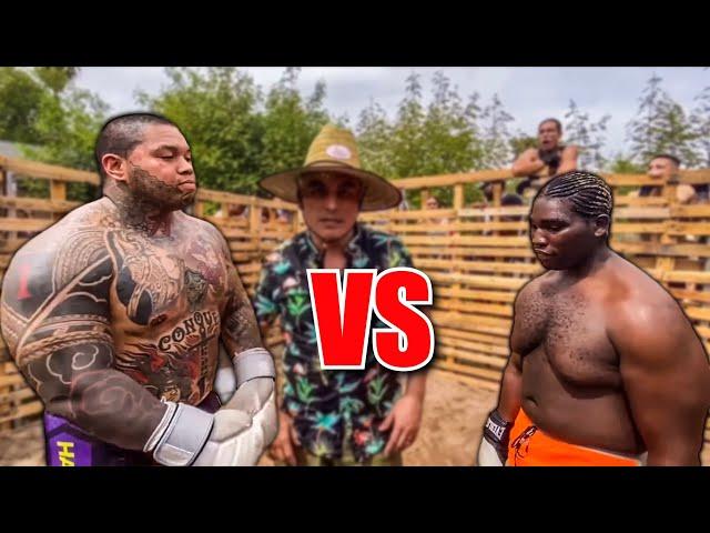 TERRIFYING Body Builder Steps in the Cage | GORILLAPINO vs BIG SMASH LITTLE SATAN