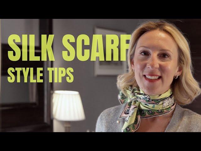 How To Wear A Silk Scarf Like A French Woman with Aleksandra Olenska