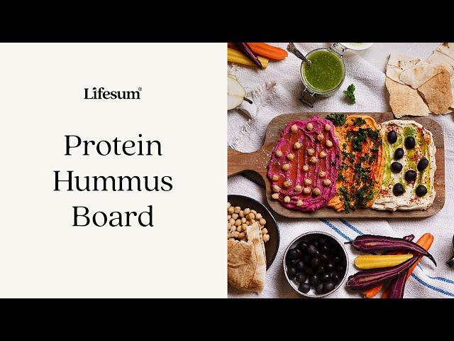 The Best TikTok Butter Board Recipe | Protein-Packed Hummus Board - Lifesum