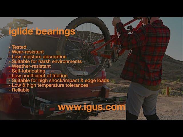 igus® X Quikr Stuff - Wear-resistant bearings for bike racks