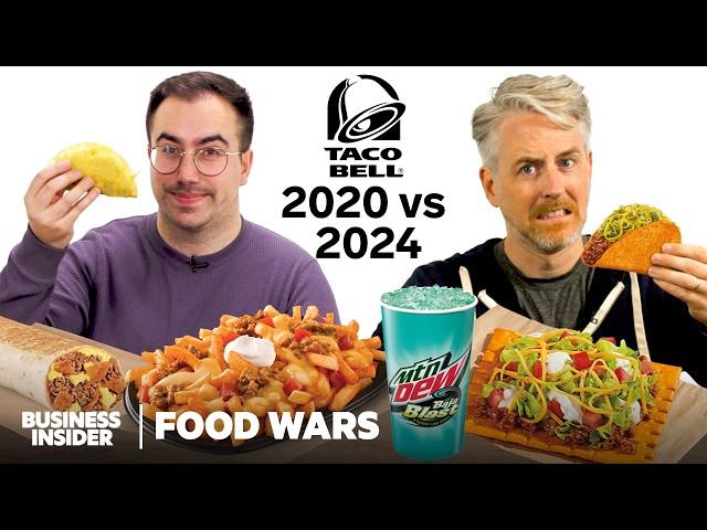 US vs UK Taco Bell 2020 vs 2024 | Food Wars | Insider Food