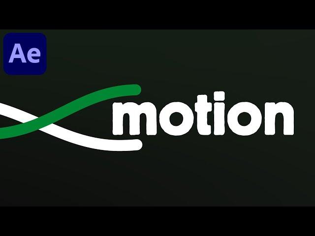 Minimal Line Motion Graphics Text Animation in After Effects - After Effects Tutorial