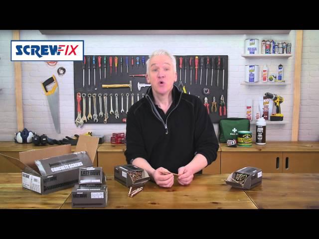 Screwfix - EASYDRIVE COUNTERSUNK CONCRETE SCREWS