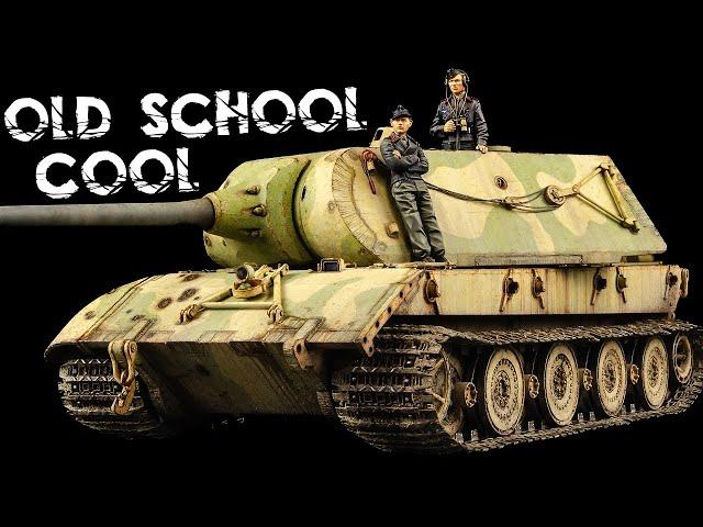 OLD SCHOOL Night Shift Is Back! Let's Paint The E-100 Monster Tank (Amusing Hobby 1/35)