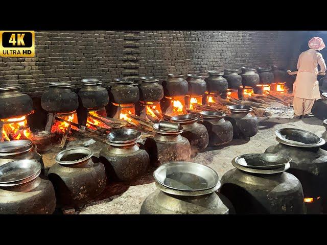 Pakistan's Lavish Food Preparation in Traditional Wedding | Delicious Mutton Qorma and Quail Steam