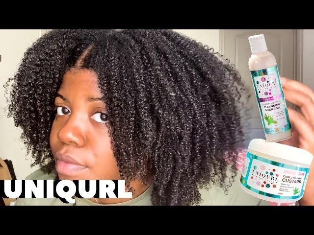 I Tried More UniQurl Products! | Curl Forming Custard & Moisture Shampoo