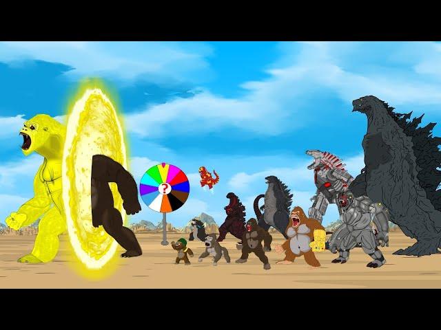 Evolution of GODZILLA vs KING KONG: What is an Energy Transformation? - FUNNY CARTOON