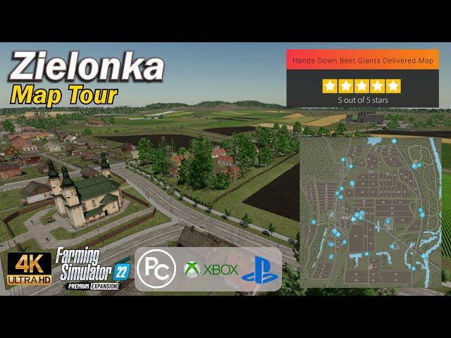 Zielonka Premium Expansion Map | Map Tour | Farming Simulator 22