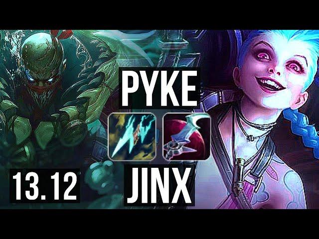 PYKE & Senna vs JINX & Braum (ADC) | 9/0/4, 69% winrate, Legendary | NA Master | 13.12