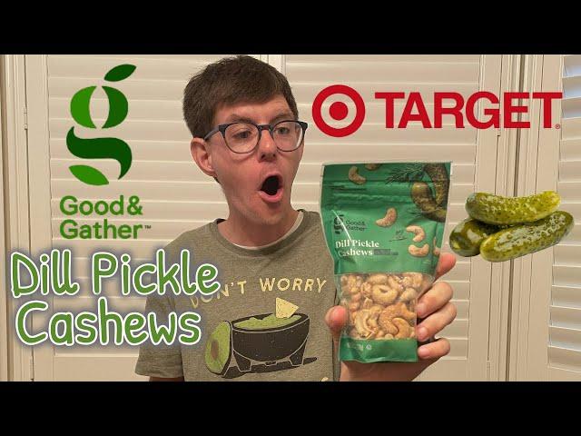 Target Brand Good & Gather Dill Pickle Flavored Cashews Review