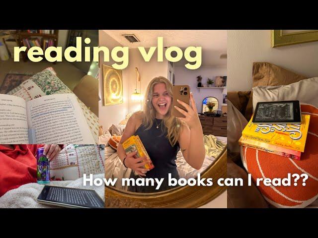 How many books can I read before school starts? *spoiler free reading vlog*