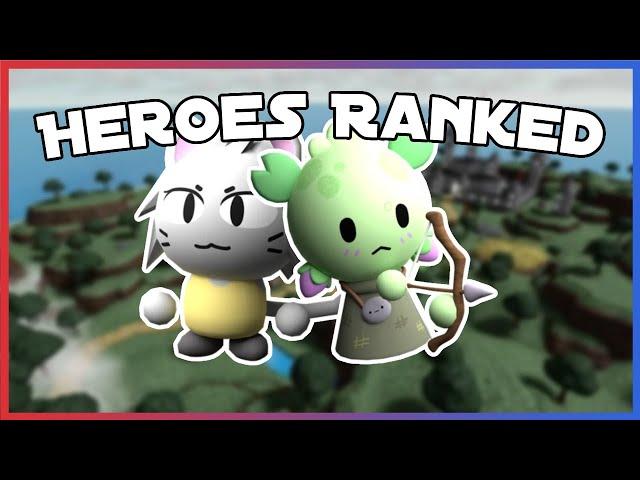 Ranking EVERY Hero from Worst to Best | Tower Heroes