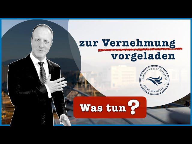 Vorladung zur Vernehmung – als Beschuldigter / Zeuge? – Tipps vom Anwalt / Strafverteidiger Freiburg