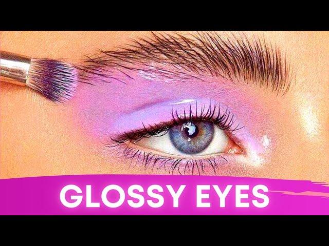 Glossy Eye Makeup Tutorial & Top Products | 2021 Makeup Trends