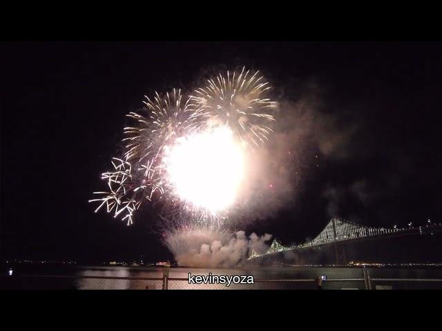 San Francisco Fireworks New Year 2023, 2024, & 2025 @kevinsyoza