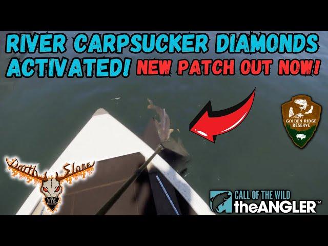 River Carpsucker Diamonds Activated!  New Patch Out Now! -the Angler